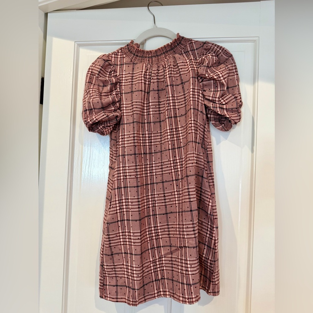 GB Girls Pink Plaid Dress